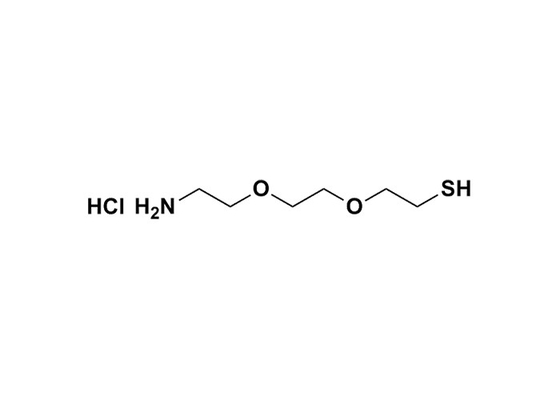 Amino-PEG2-SH  Is a Kind of Yellow Liquid PEG Linkers which has a a free ammine group and a sulfhydryl group.