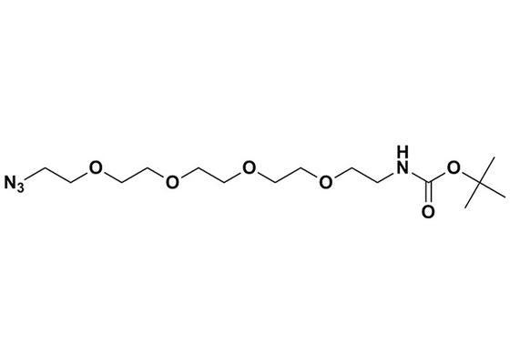 95% Min Purity Azido PEG T - Boc - N - Amid O - PEG5 - Azide M F C17H34N4O7